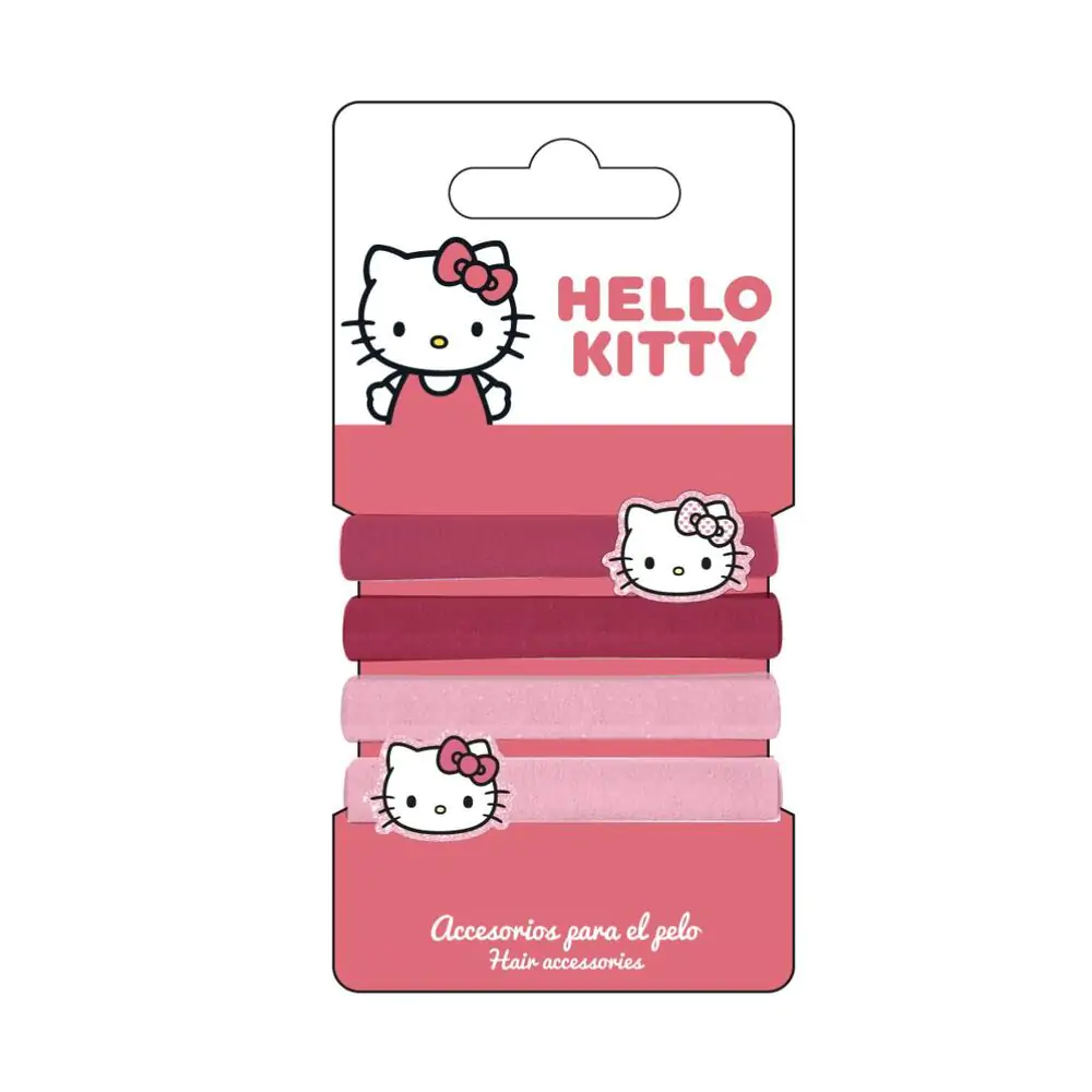 Hello Kitty 4er Scrunchie Haargummi-Set Produktfoto
