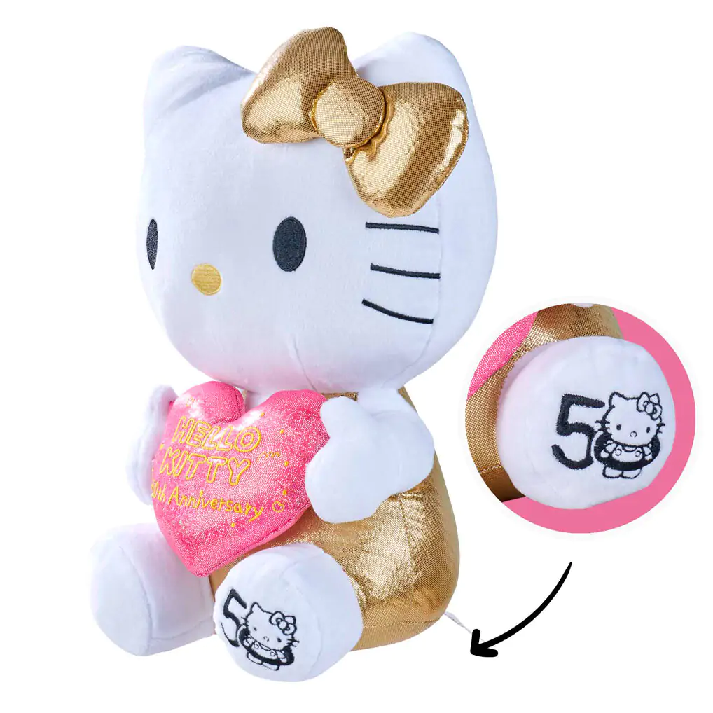 Hello Kitty 50th Anniversary Plüschfigur 30cm termékfotó