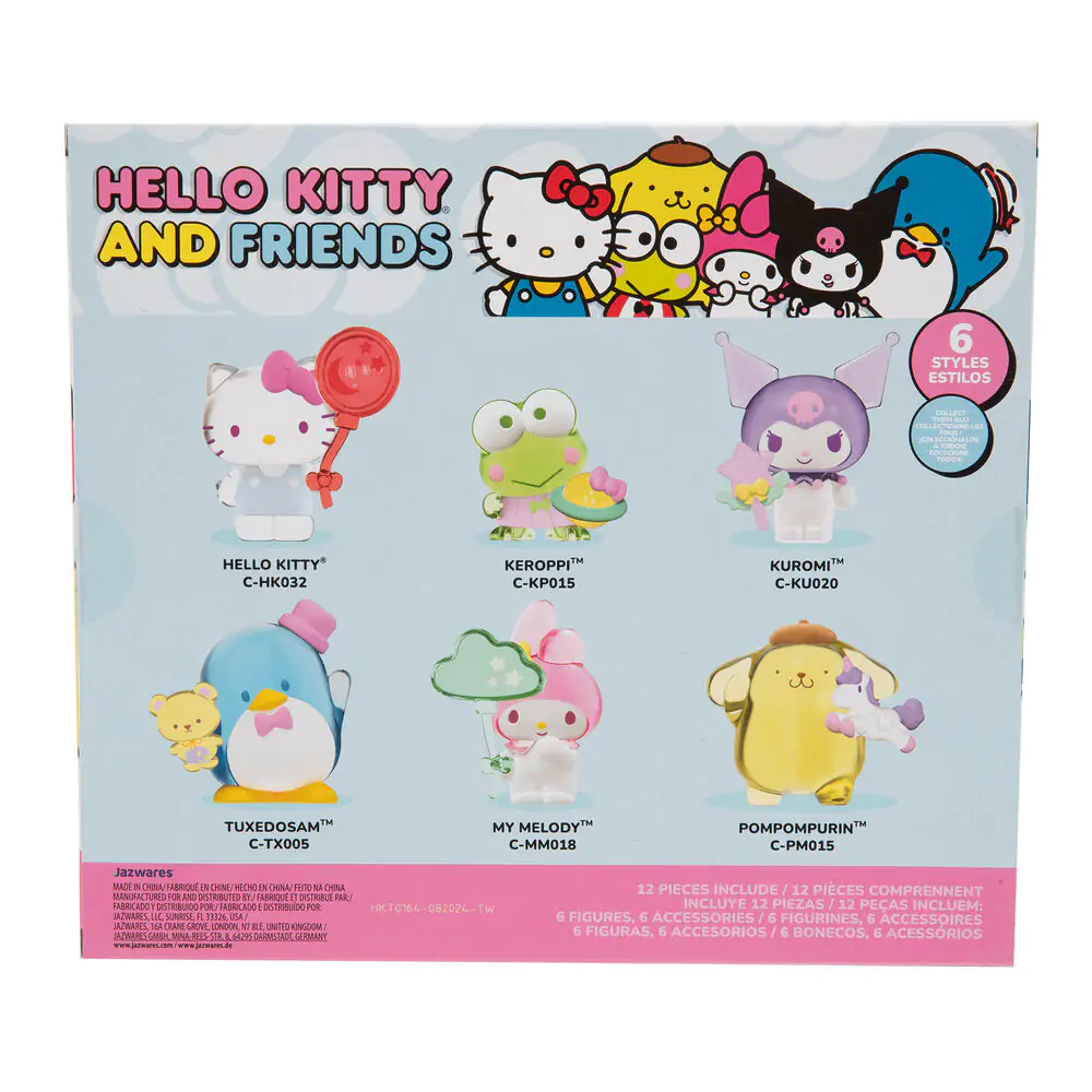 Hello Kitty 6-er Pack Figuren 5cm Produktfoto