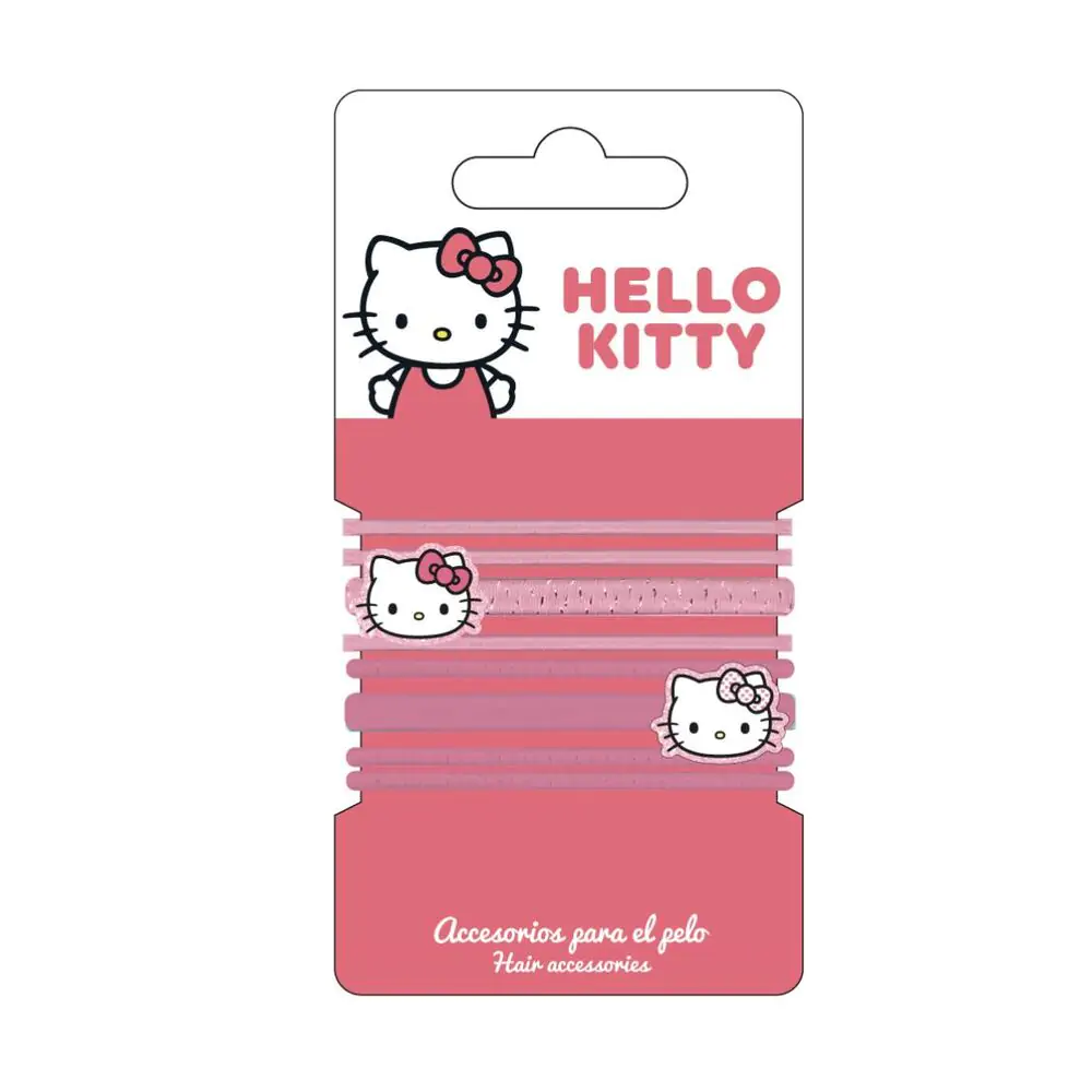 Hello Kitty 8er Scrunchie Haargummi-Set Produktfoto
