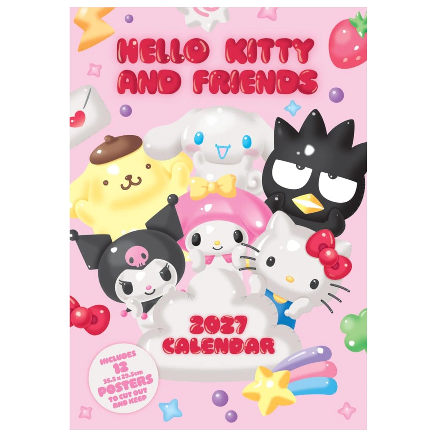 Hello Kitty Kalender A3 Poster 2027 Produktfoto