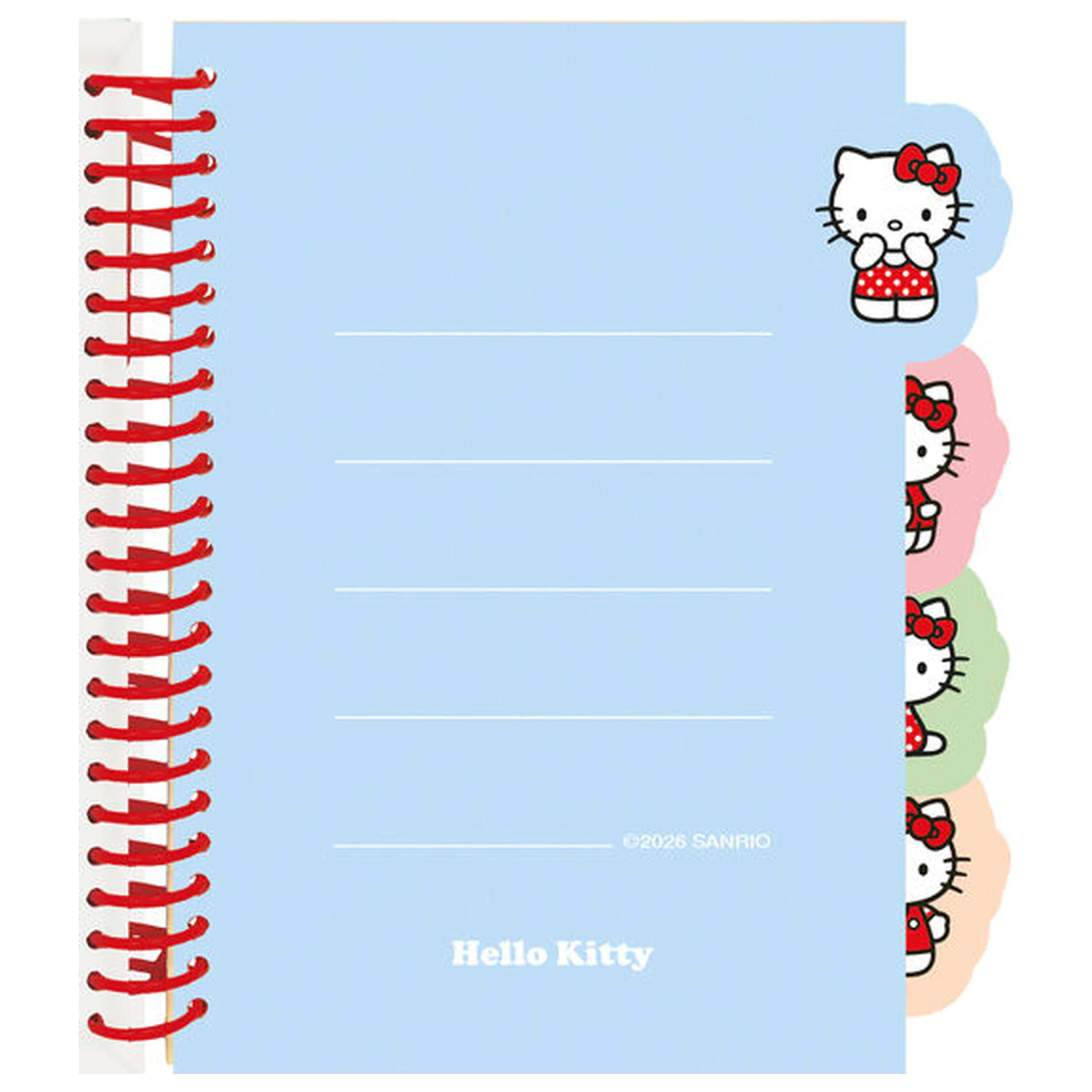 Hello Kitty A5 Notizbuch Produktfoto