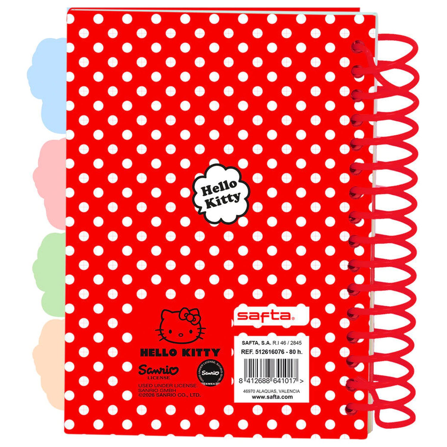 Hello Kitty A6 Notizbuch Produktfoto