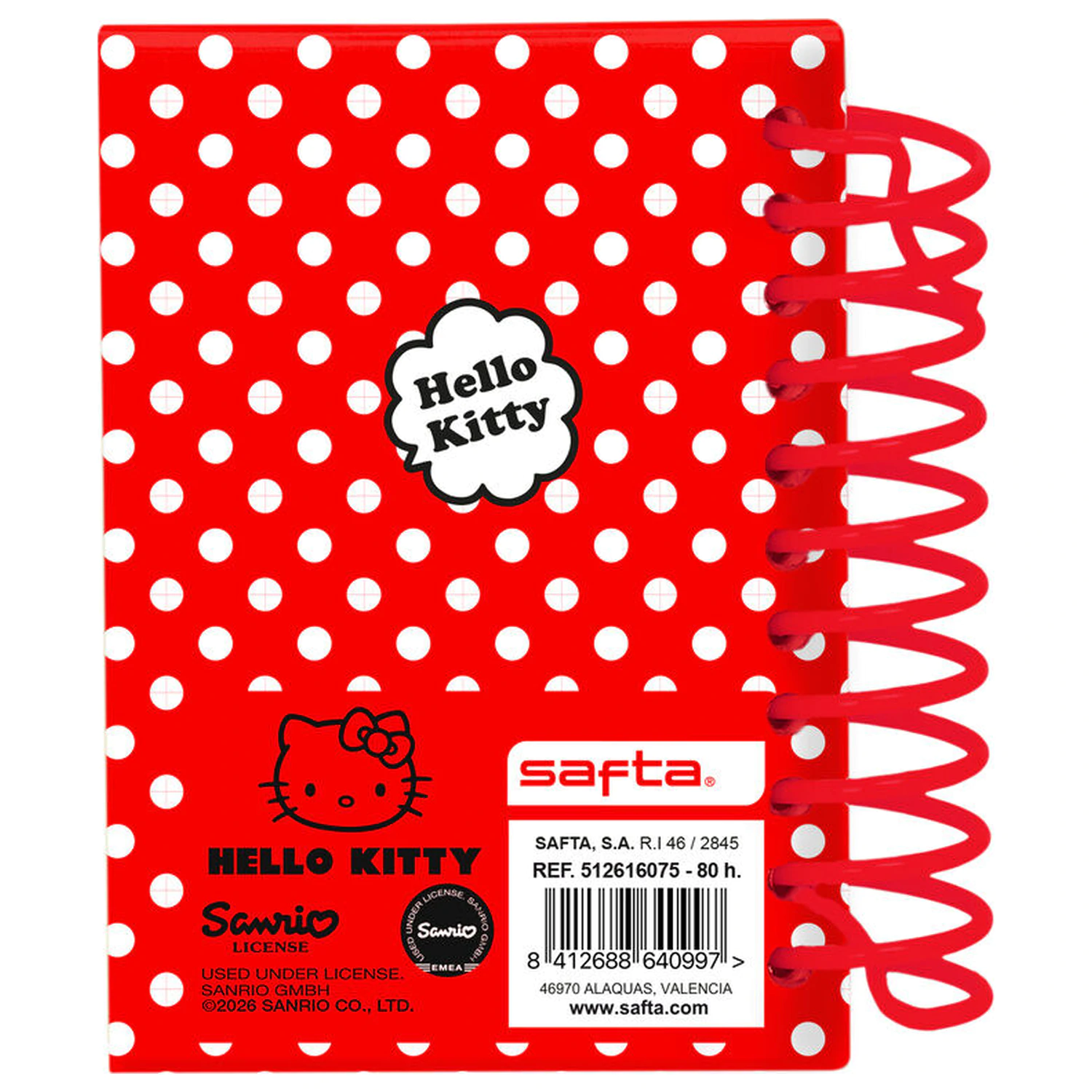 Hello Kitty A7 Notizbuch Produktfoto