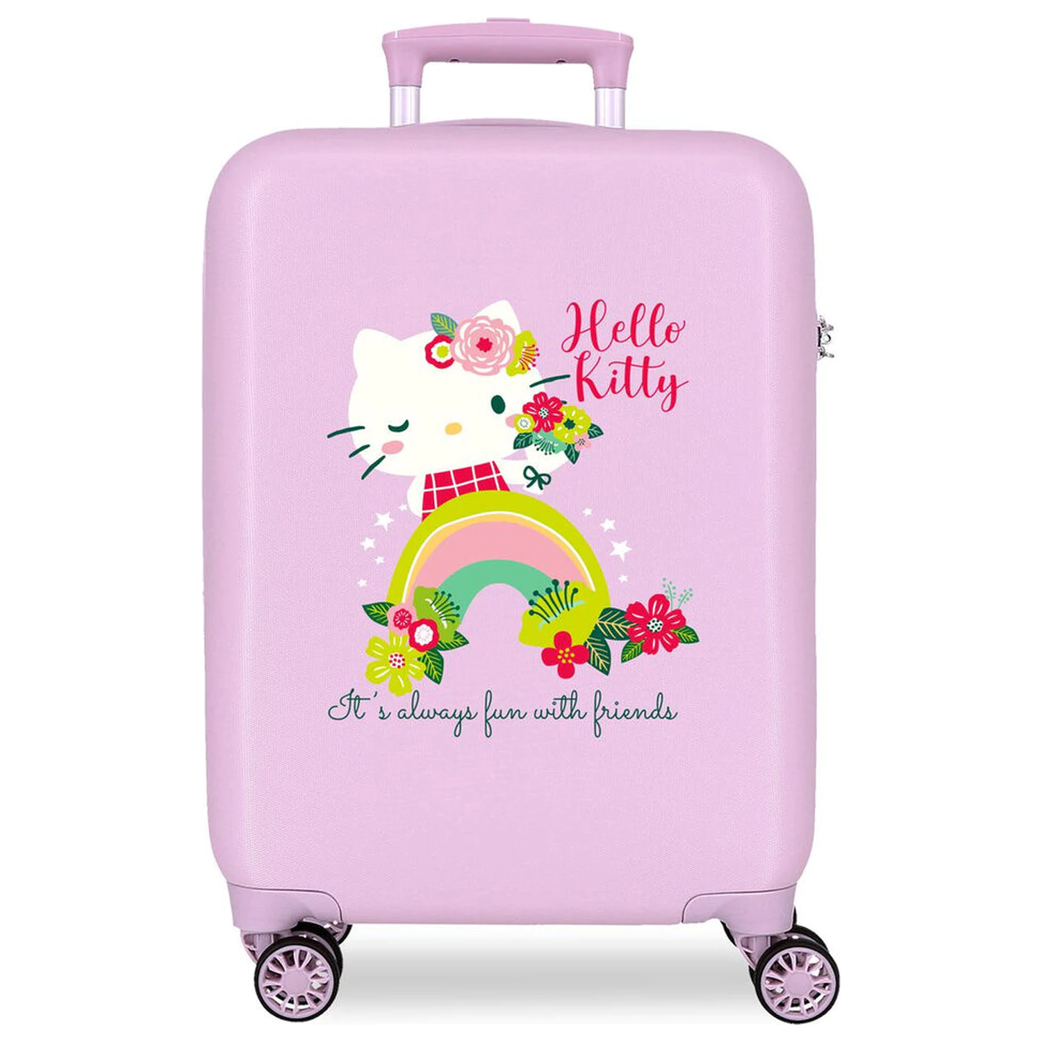 Hello Kitty Always Fun With Friends ABS Rollkoffer 55cm Produktfoto
