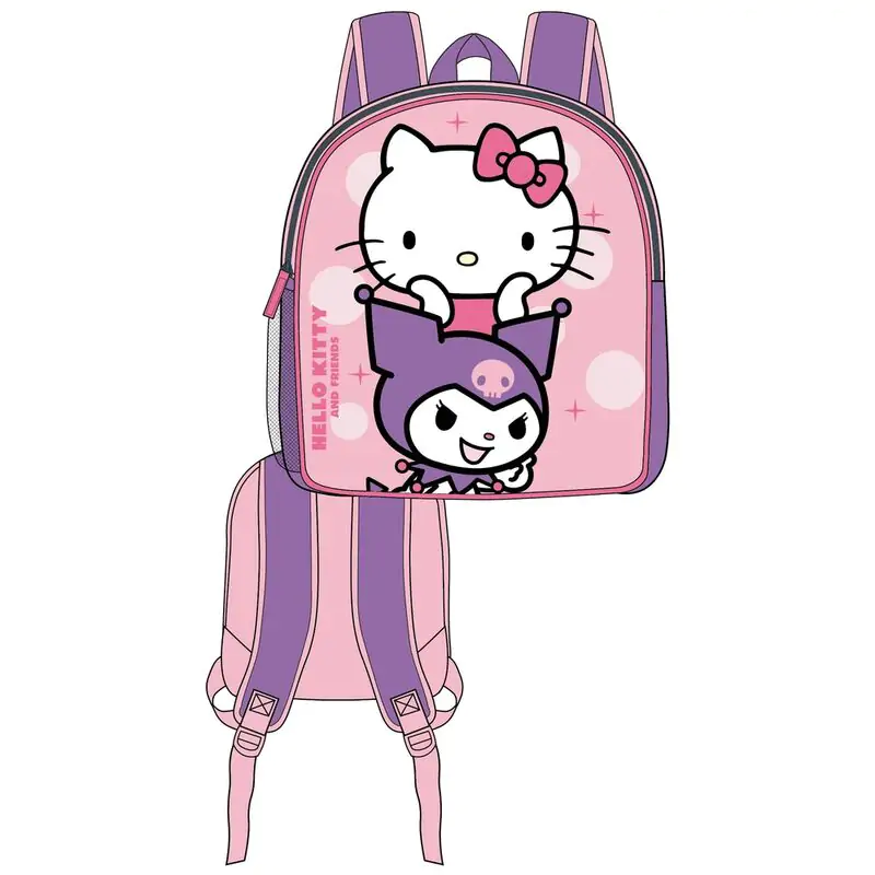 Hello Kitty & Kuromi 3D Rucksack 30cm Produktfoto