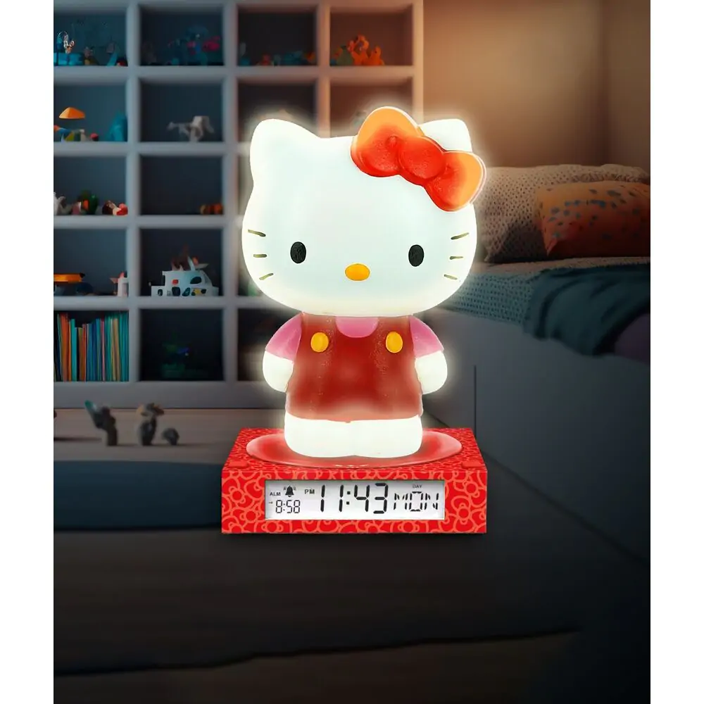 Hello Kitty and Friends 3D Lampe mit Wecker Produktfoto