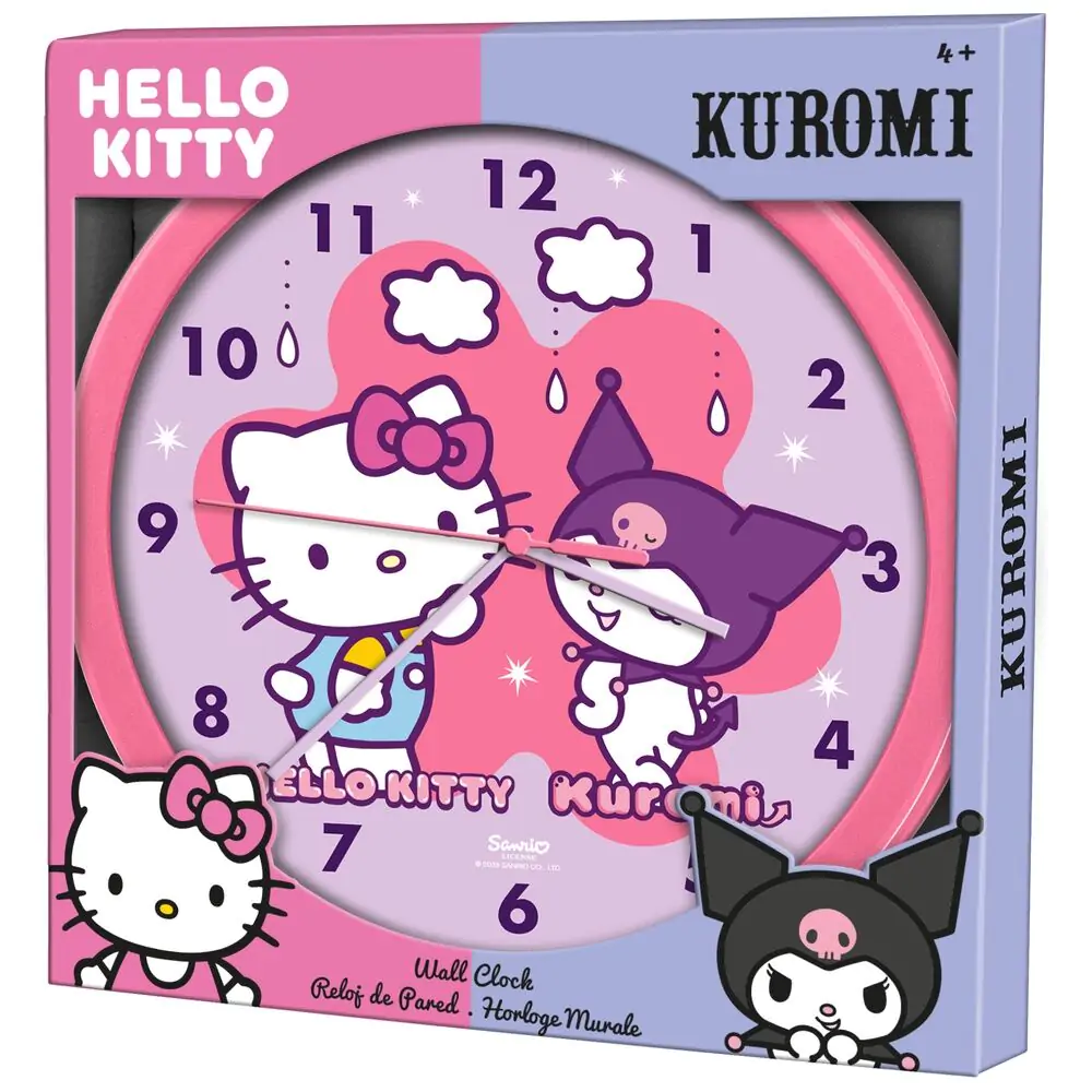 Hello Kitty and Friends Wanduhr Produktfoto