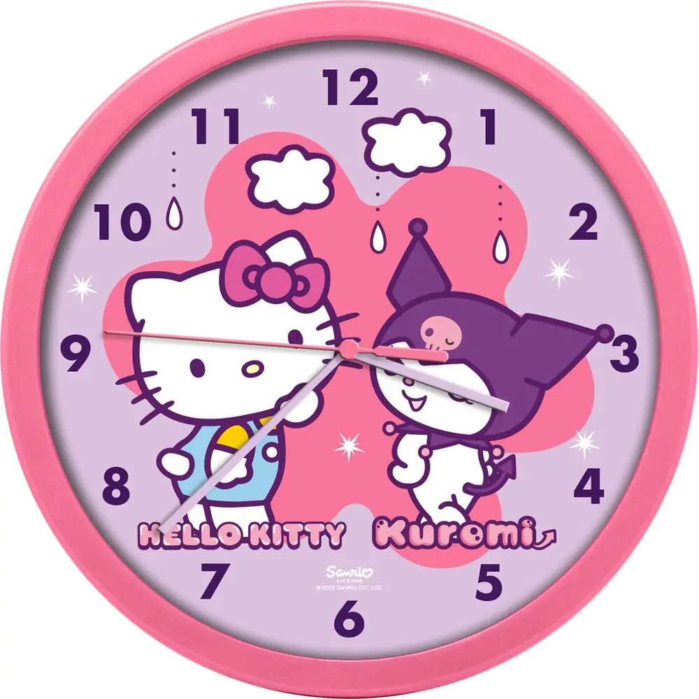 Hello Kitty and Friends Wanduhr Produktfoto