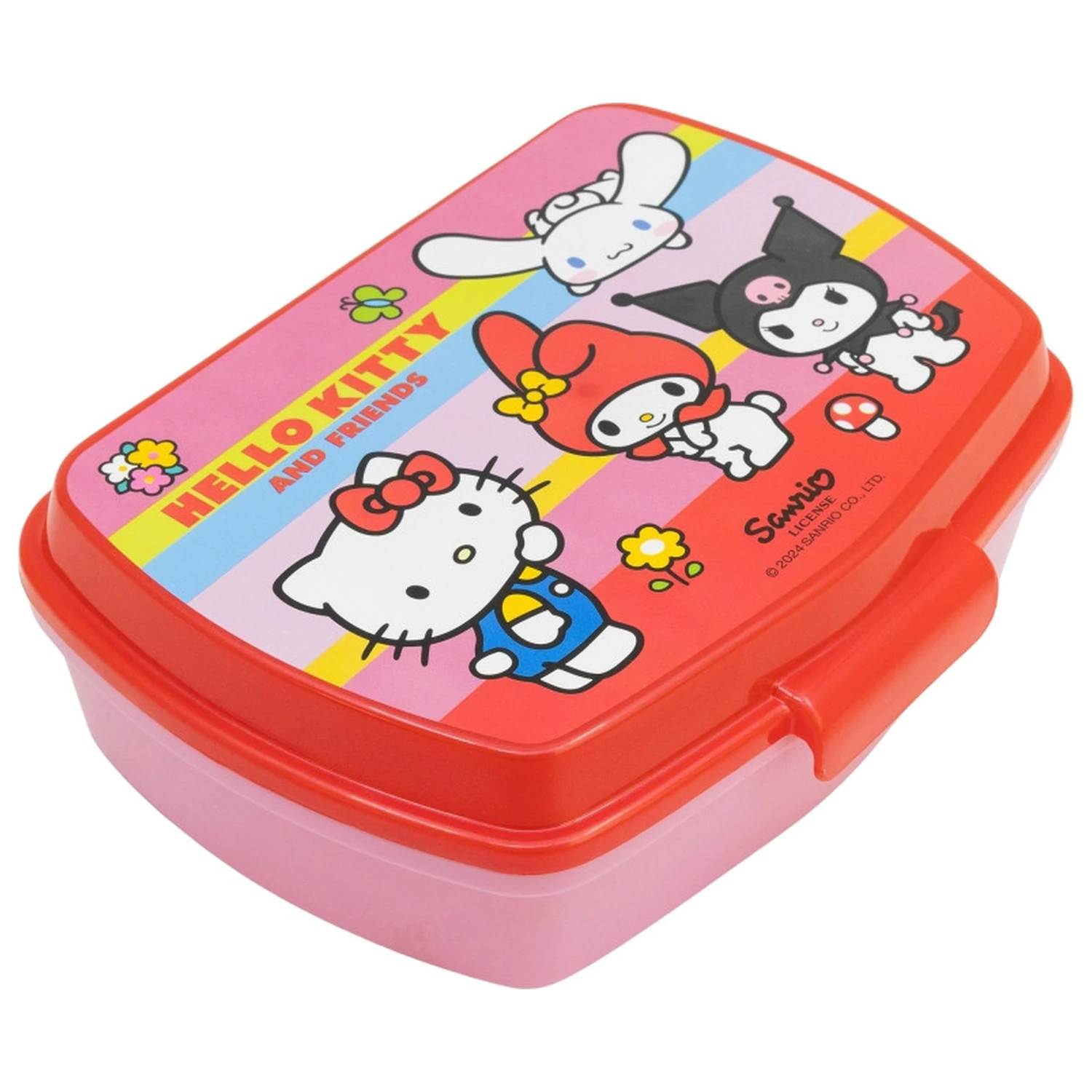 Hello Kitty and Friends Lustige Plastik-Brotdose Produktfoto