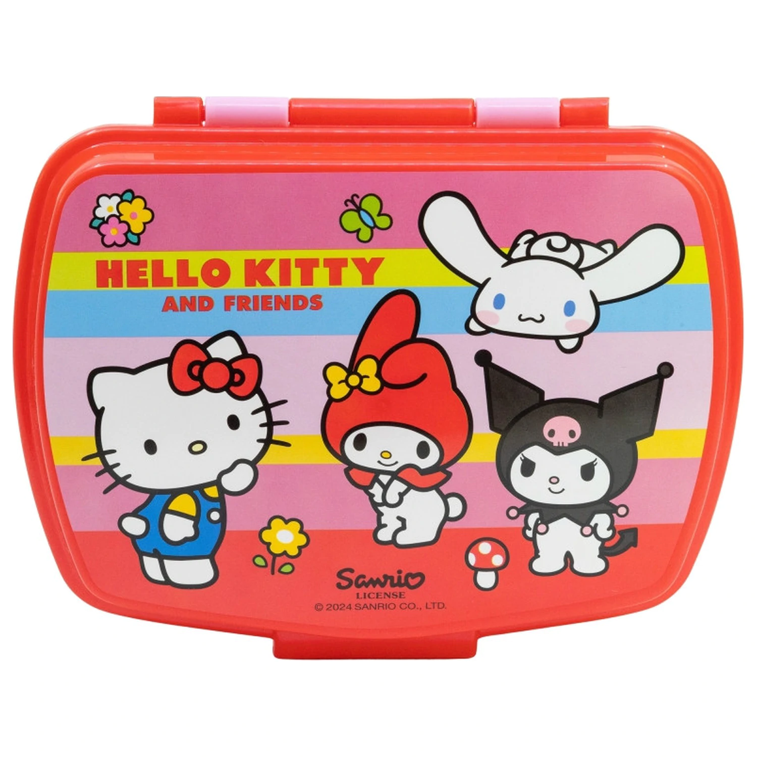 Hello Kitty and Friends Lustige Plastik-Brotdose Produktfoto