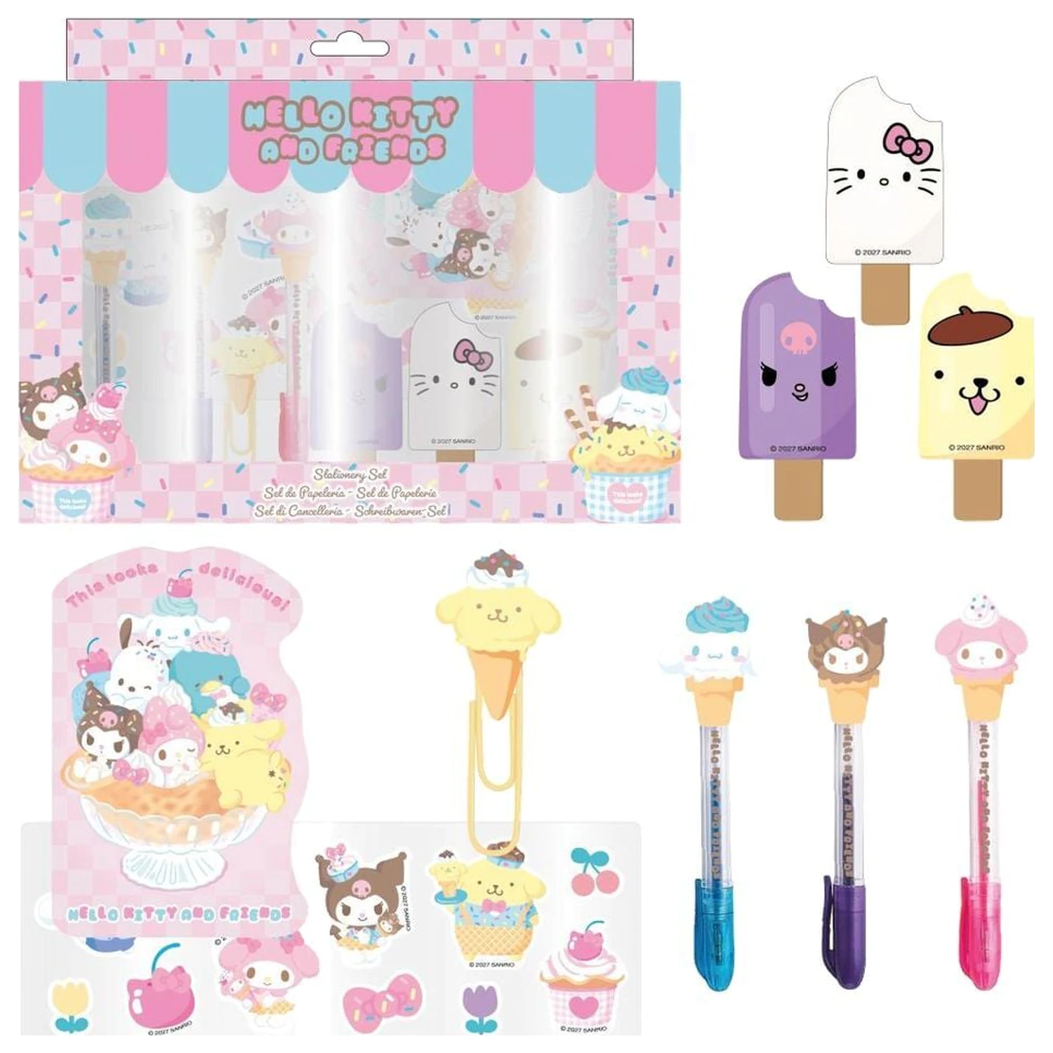 Hello Kitty and Friends Schreibwaren-Set Produktfoto