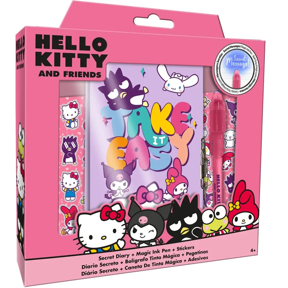 Hello Kitty and Friends Notizbuch und Zauberstift-Set Produktfoto