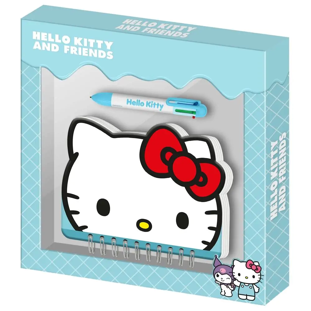 Hello Kitty and Friends Tagebuch und Stift Produktfoto