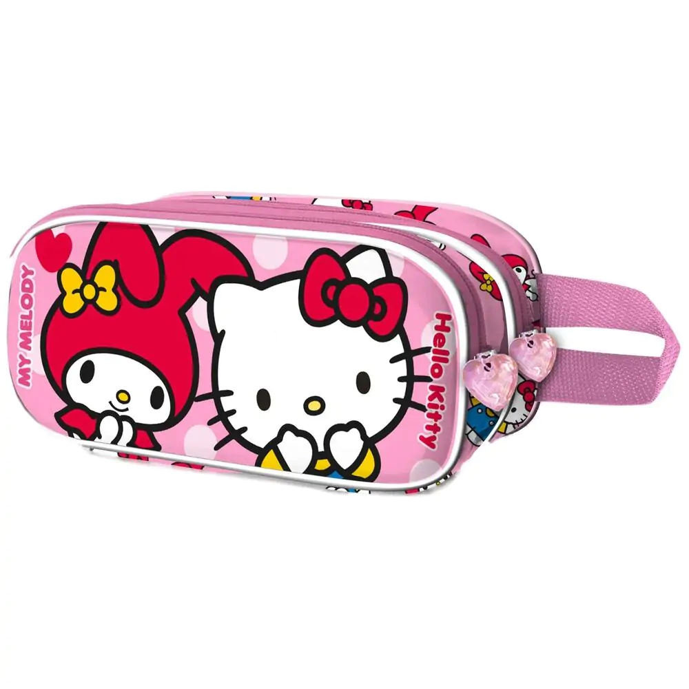 Hello Kitty and Friends Lovely Doppel 3D Federmäppchen Produktfoto