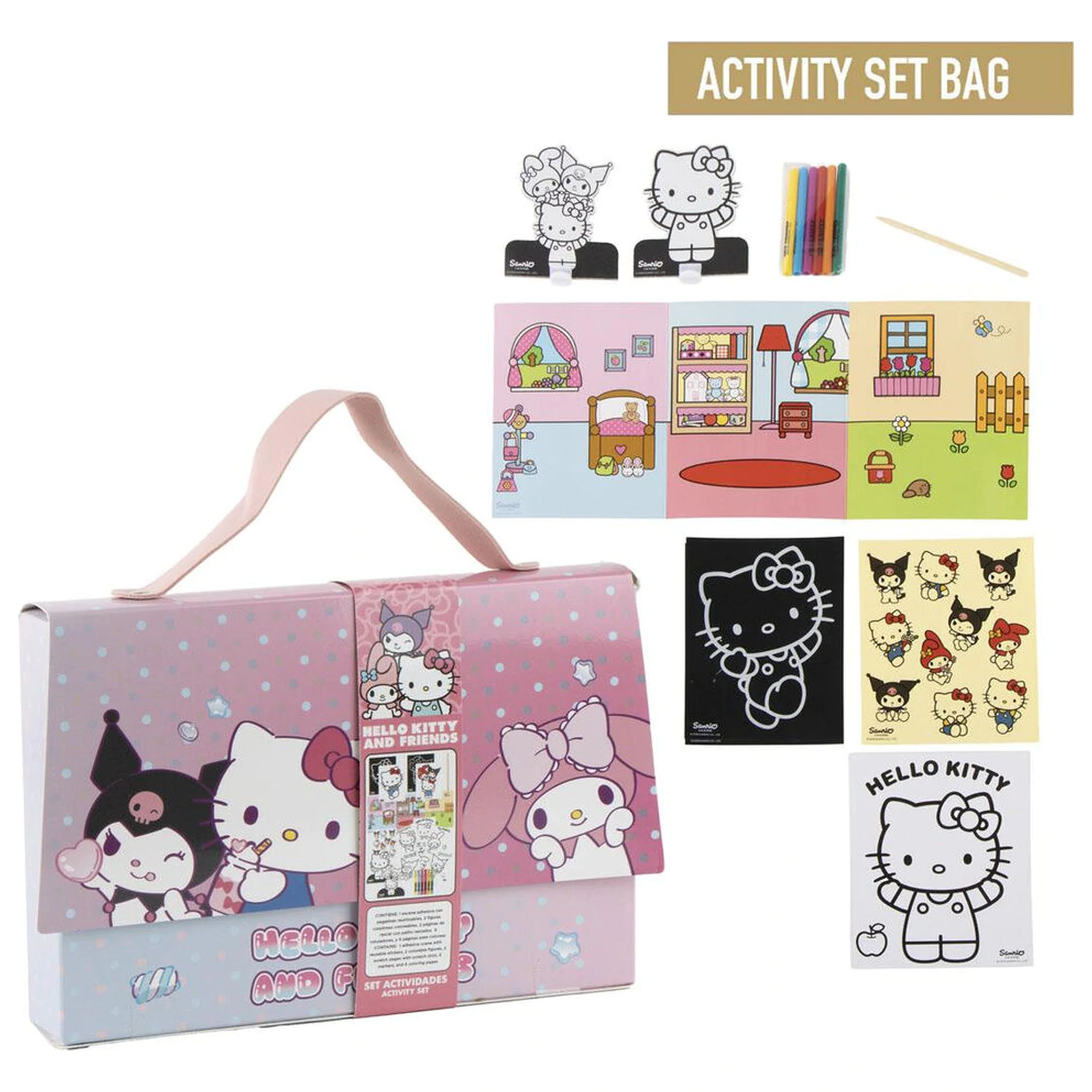 Hello Kitty and Friends Mal-Taschen-Set Produktfoto