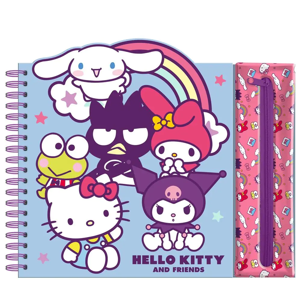 Hello Kitty and Friends Malset mit Mäppchen Produktfoto