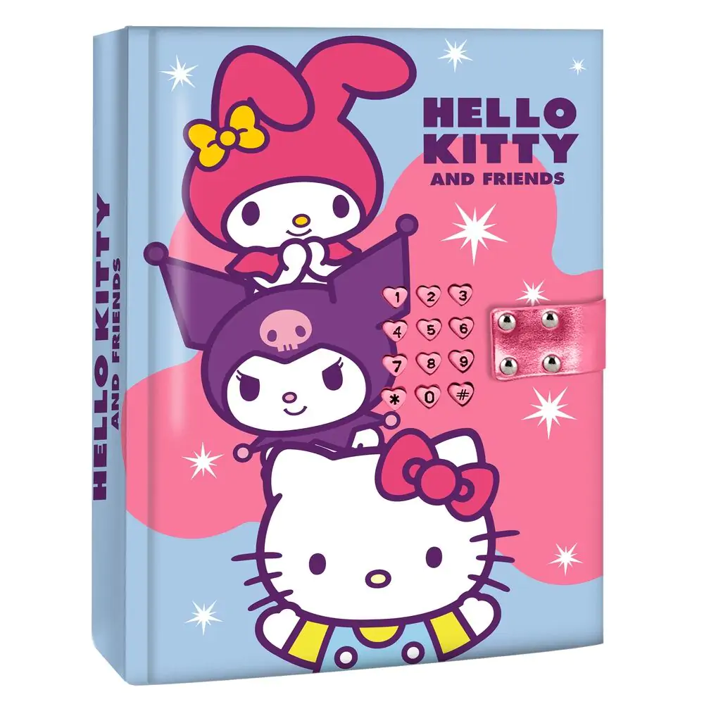 Hello Kitty and Friends  geheimes Tagebuch mit Stimme Produktfoto