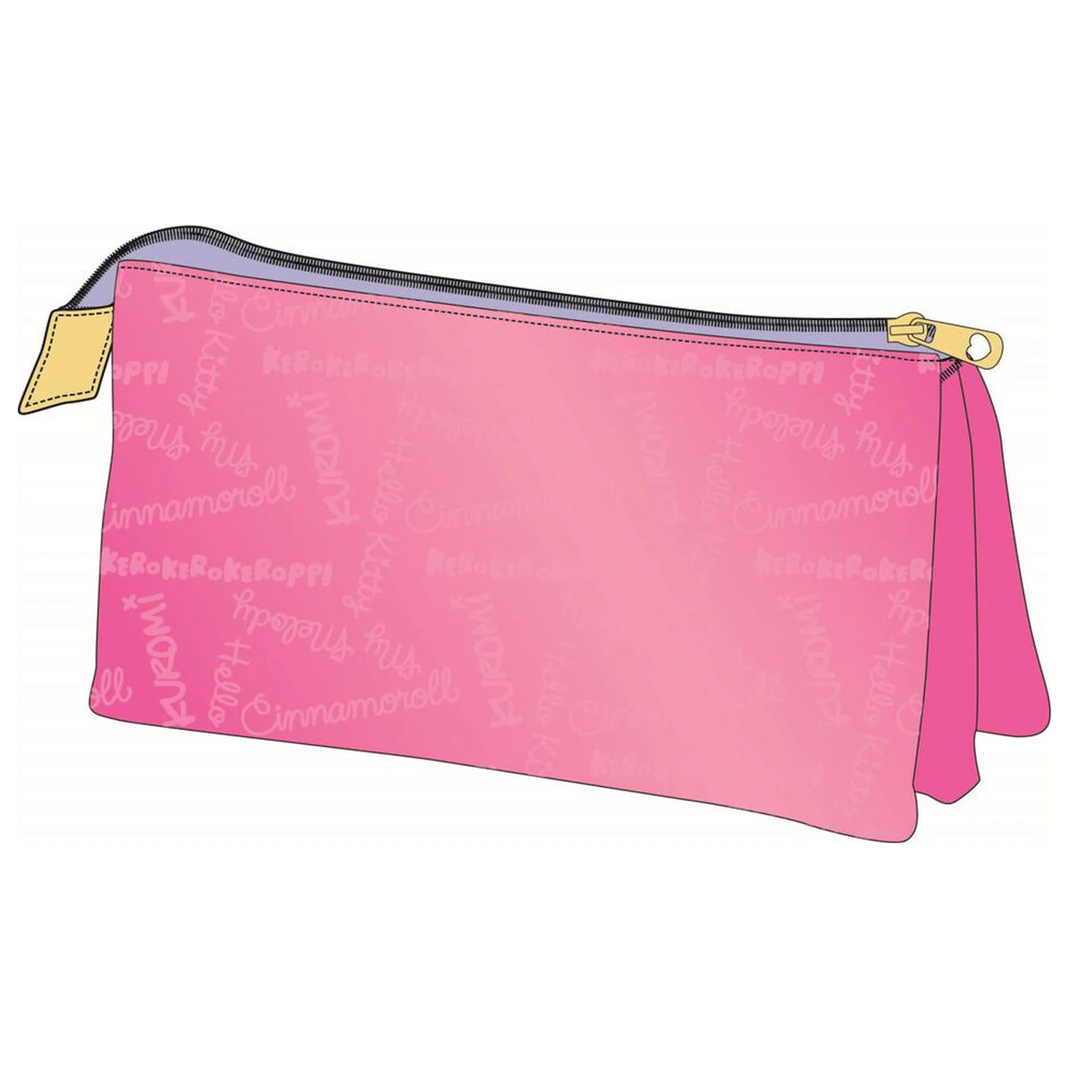 Hello Kitty and Friends dreifach Federmäppchen Produktfoto