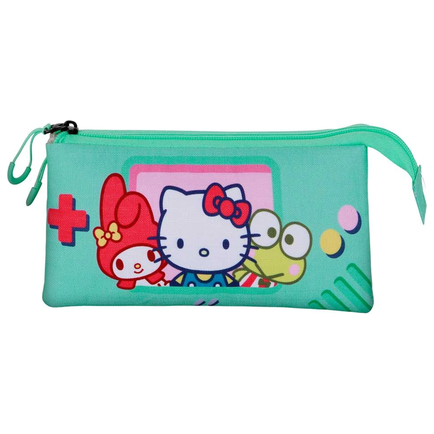 Hello Kitty and Friends Videogame dreifaches Federmäppchen Produktfoto