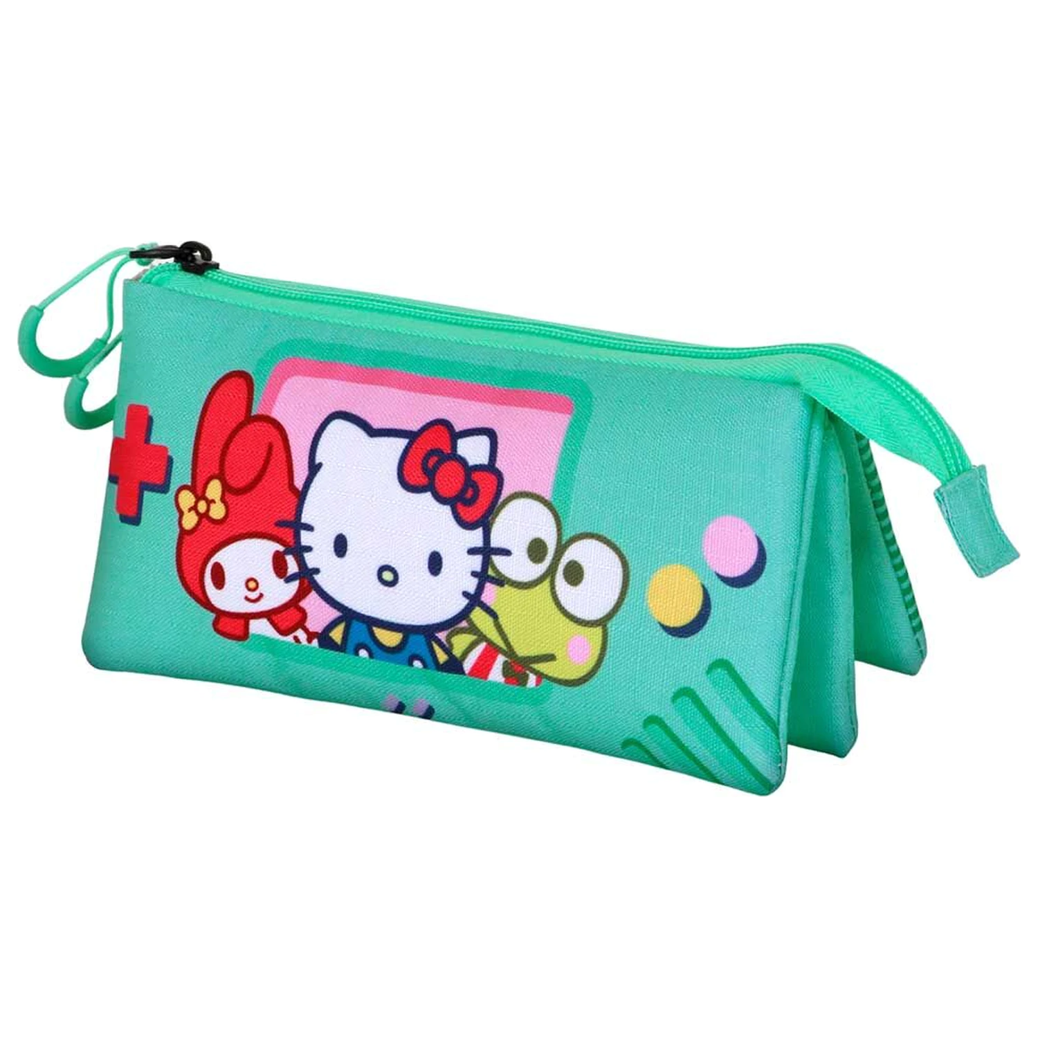 Hello Kitty and Friends Videogame dreifaches Federmäppchen Produktfoto