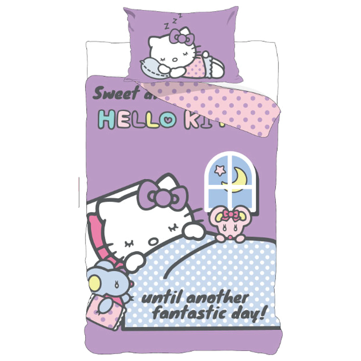 Hello Kitty Another Day Kinder Kindergarten Bettbezug Produktfoto