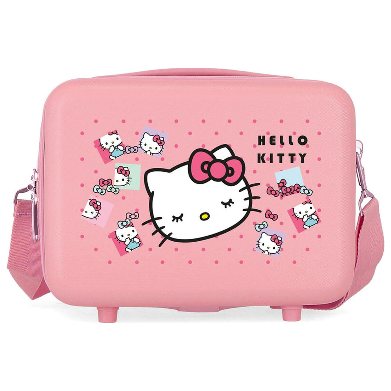 Hello Kitty Bows ABS anpassbarer Beauty Case 29cm Produktfoto