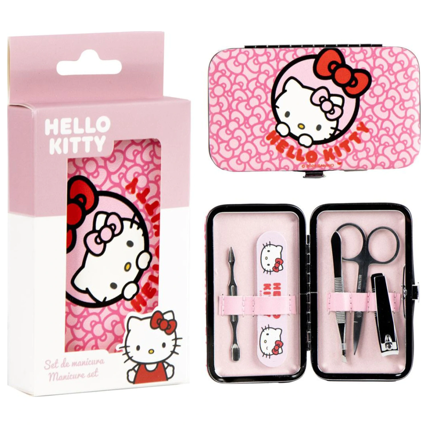 Hello Kitty Schleifen Maniküre Set 6 Teile Produktfoto
