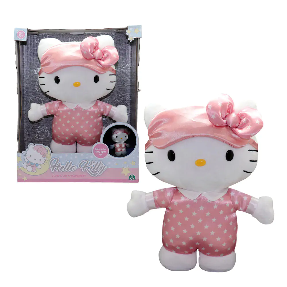 Hello Kitty Bright bedtime Plüschfigur 35cm Produktfoto