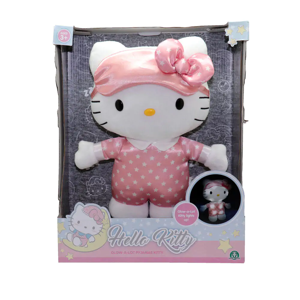 Hello Kitty Bright bedtime Plüschfigur 35cm Produktfoto