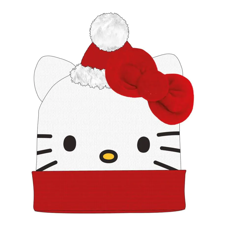 Hello Kitty Christmas Mütze Produktfoto