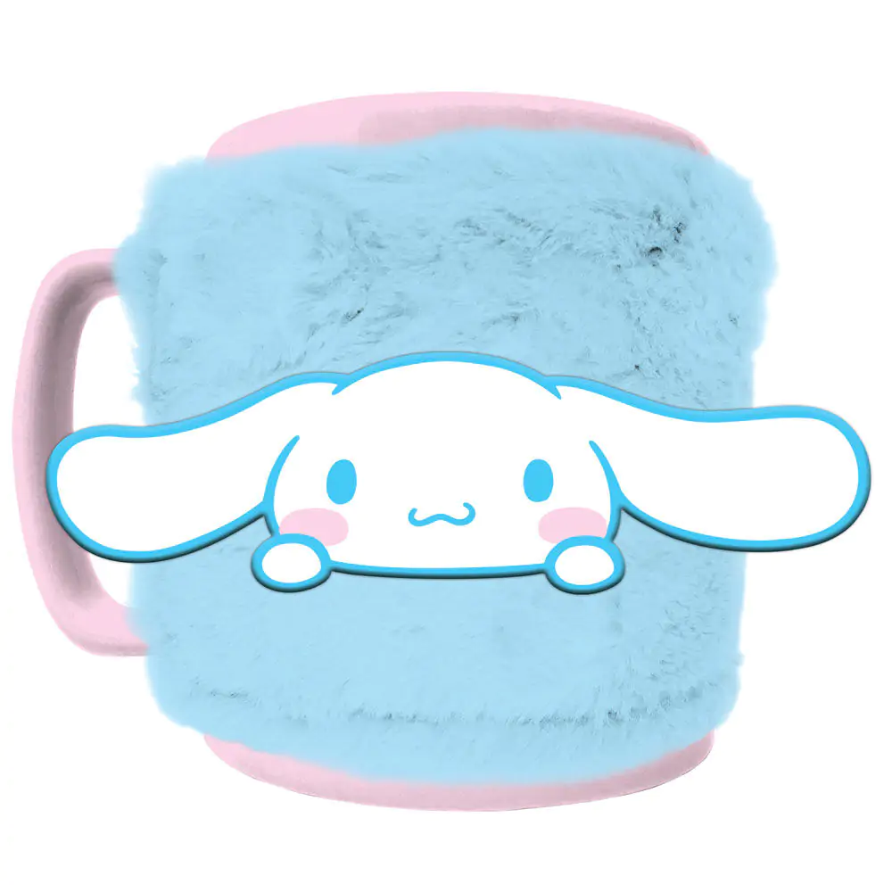 Hello Kitty Cinnamoroll Fuzzy Tasse 440ml Produktfoto