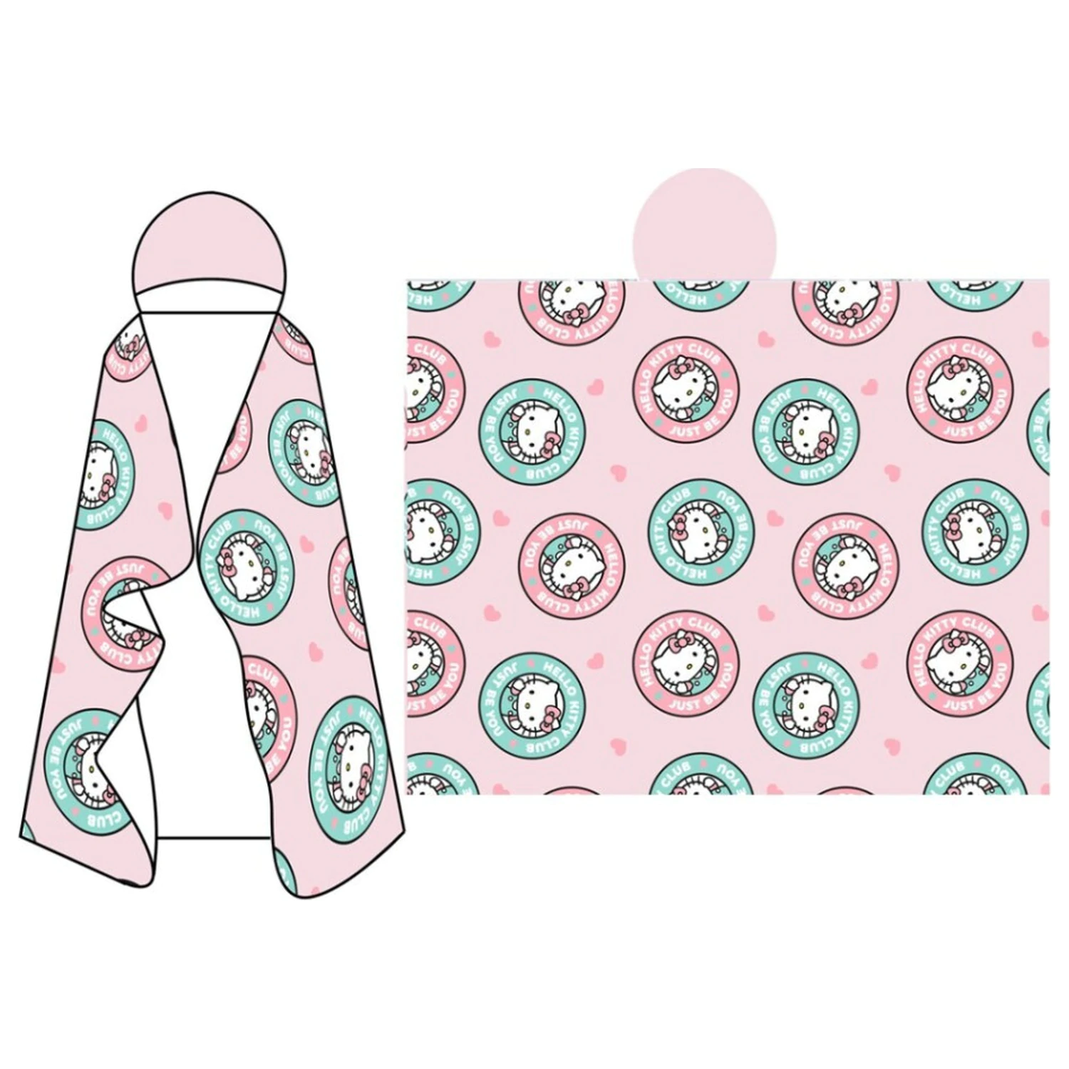 Hello Kitty Club Kapuzendecke Produktfoto