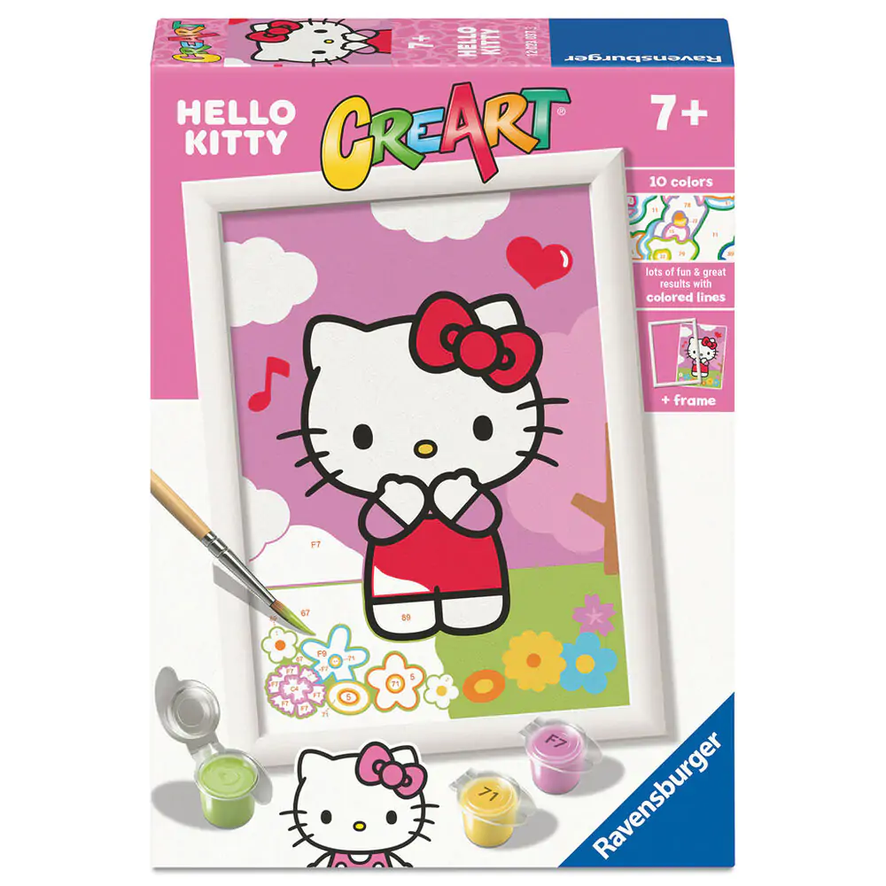 Hello Kitty CreArt Malen nach Zahlen Set Produktfoto