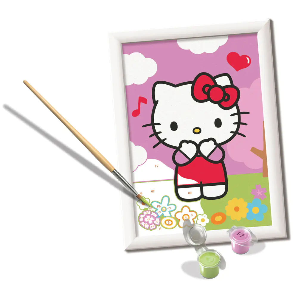 Hello Kitty CreArt Malen nach Zahlen Set Produktfoto