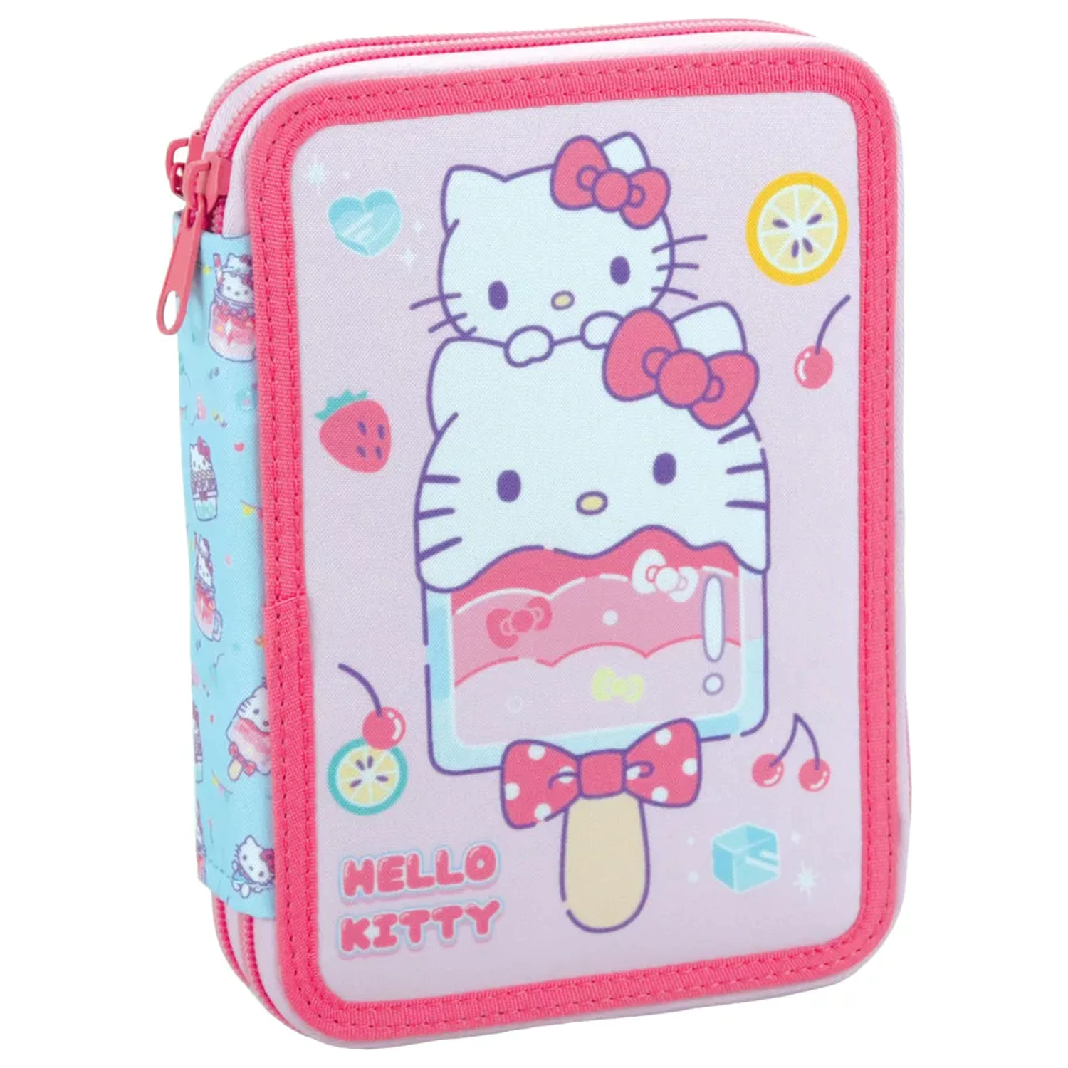 Hello Kitty Cupcake Gefülltes 2-stöckiges Federmäppchen Produktfoto