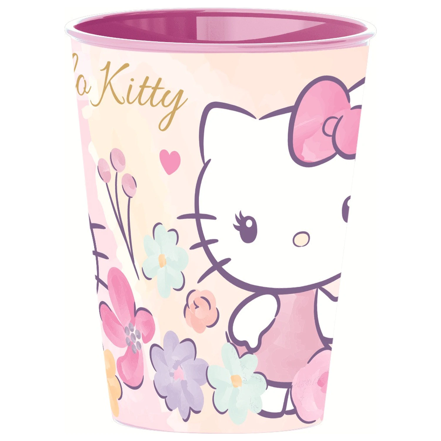Hello Kitty Süßer Plastikbecher 260 ml Produktfoto
