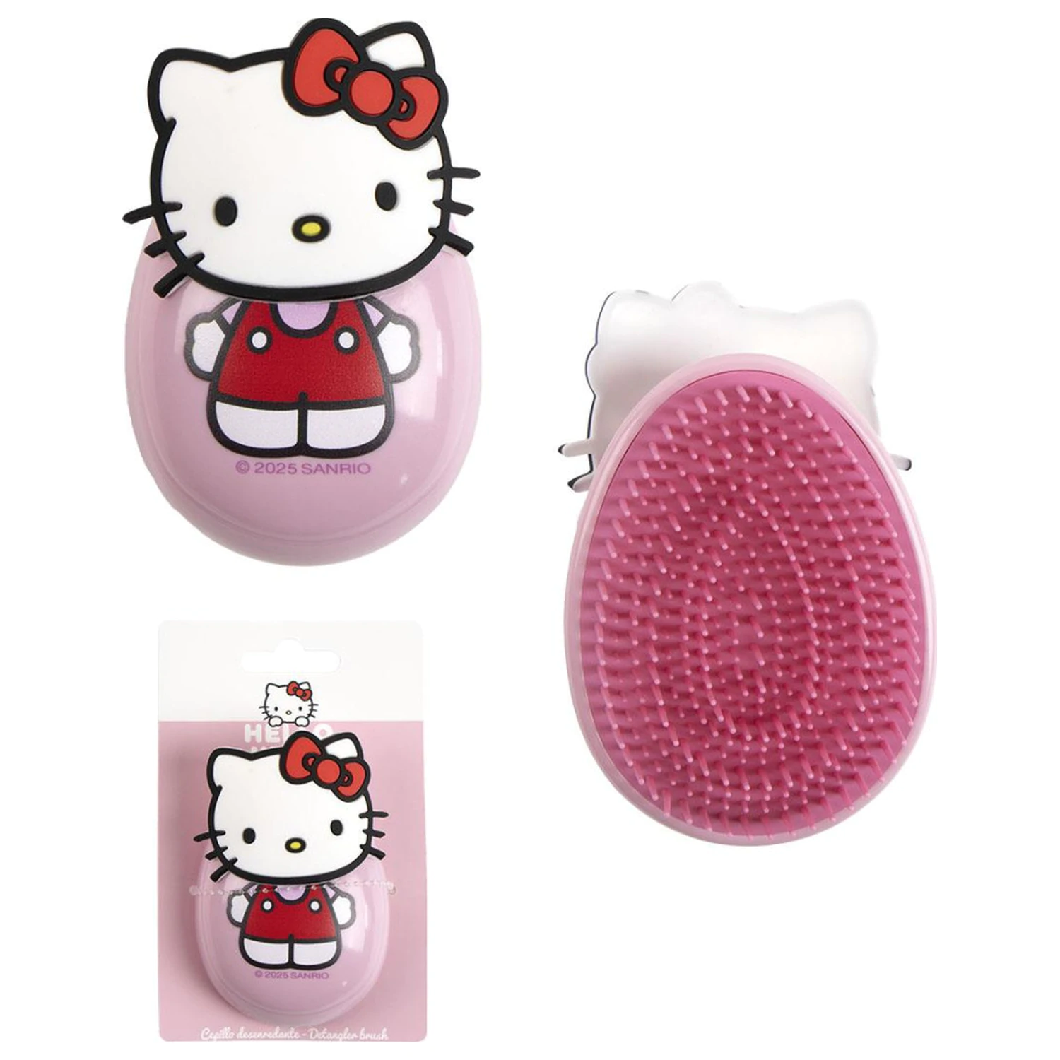 Hello Kitty Entwirrungsbürste 3D Haarbürste, Kamm 9 cm Produktfoto