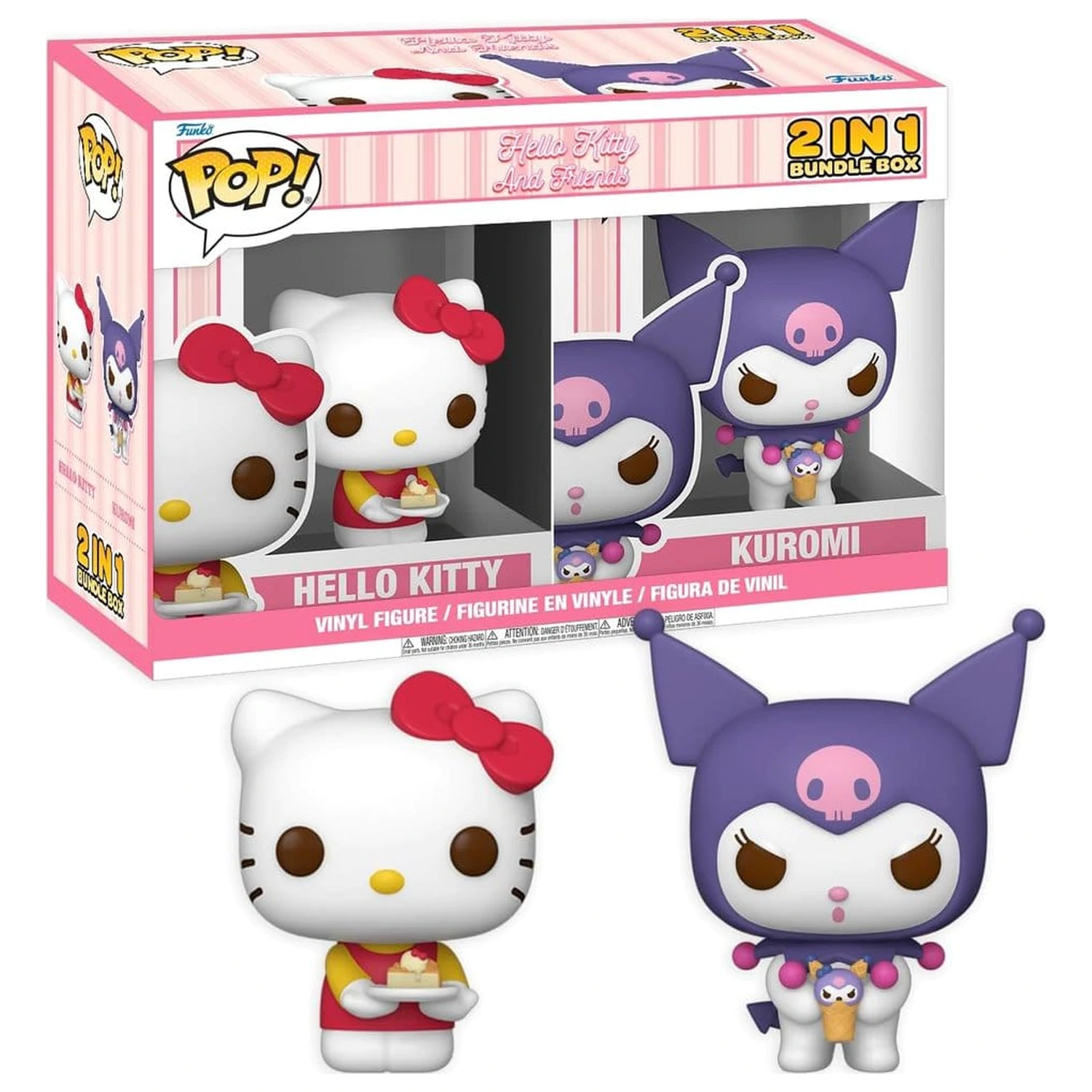 Funko Pop Hello Kitty Exclusive Box Hello Kitty & Kuromi Produktfoto