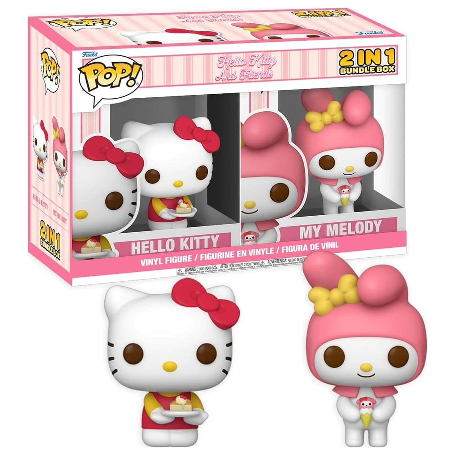 Funko POP Hello Kitty exklusive Box Hello Kitty & My Melody Produktfoto