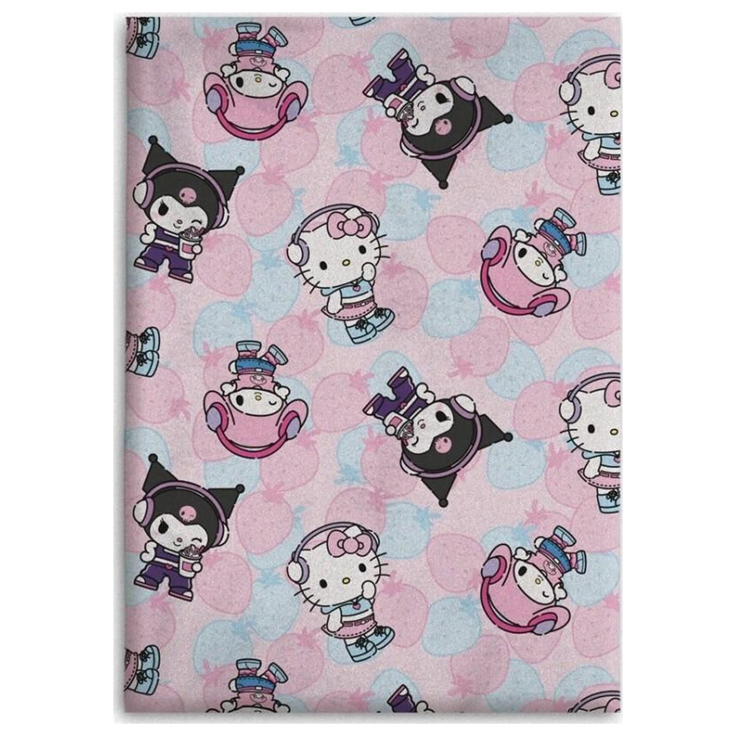 Hello Kitty Flanell Decke 110x150cm Produktfoto