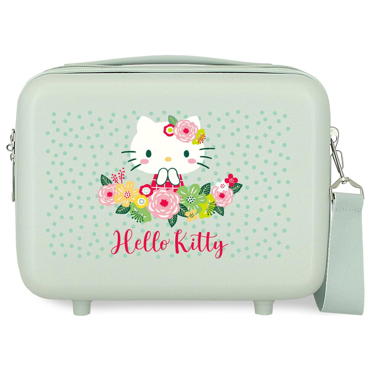 Hello Kitty Floral ABS anpassbarer Kosmetikkoffer Produktfoto