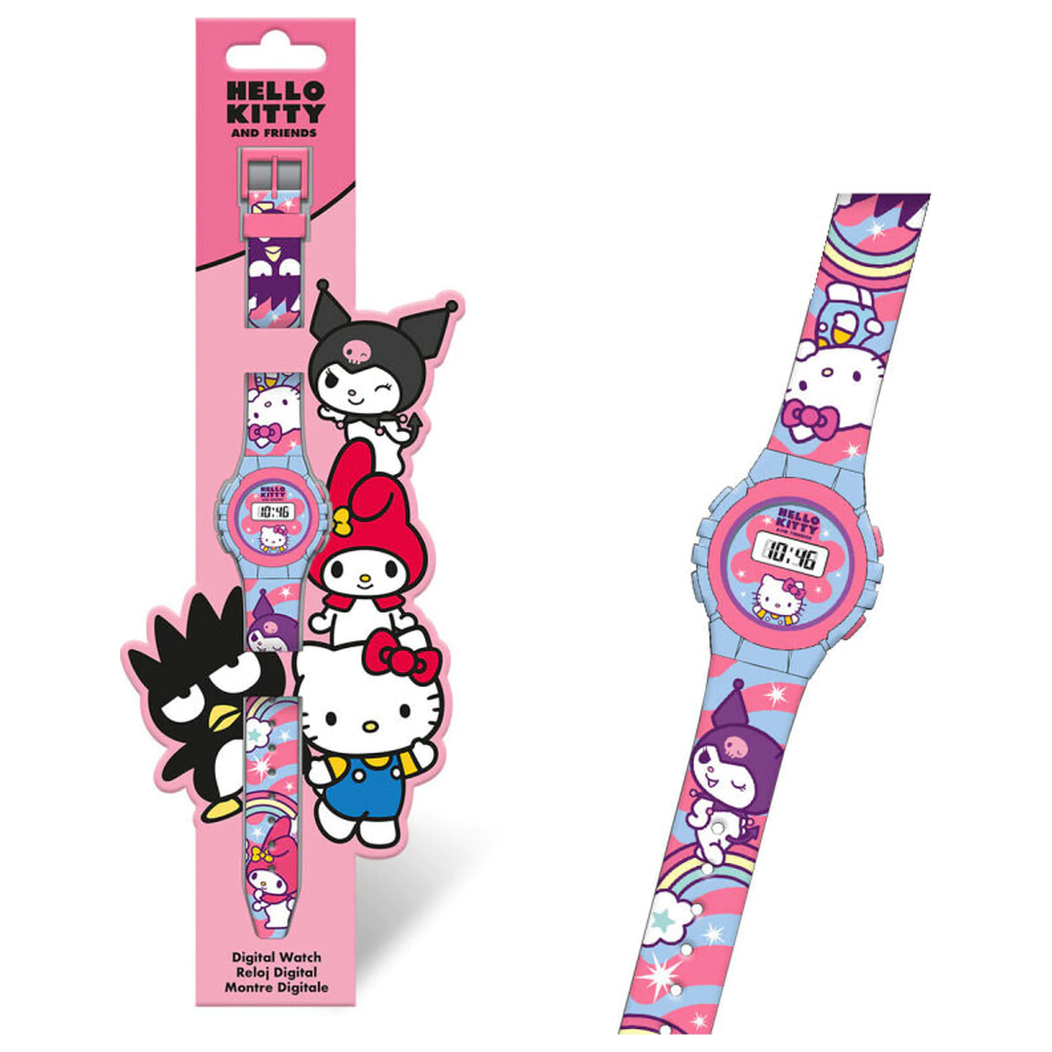 Hello Kitty Friends Kuromi Digitale Uhr Produktfoto