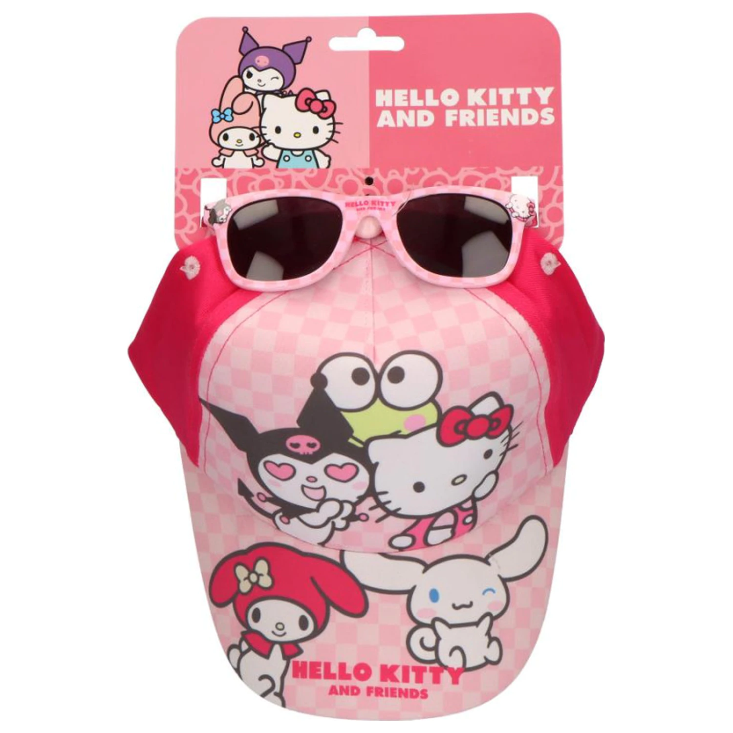 Hello Kitty and Friends Sonnenbrillen und Baseballkappe Set Produktfoto