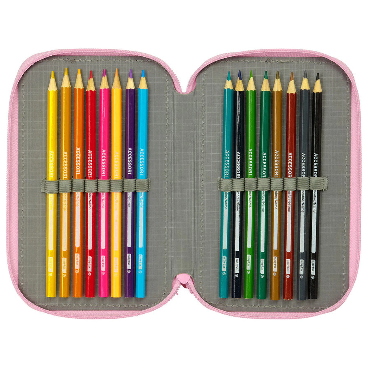 Hello Kitty & Friends dreifaches Federmäppchen 37-teilig Produktfoto