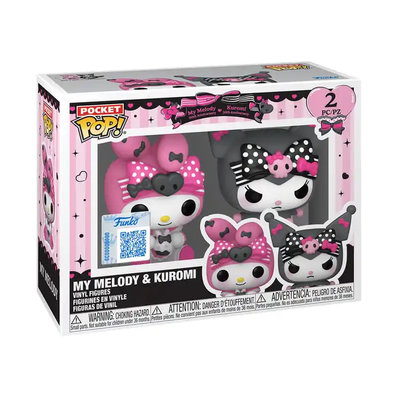 Hello Kitty Funko POP! Vinyl Schlüsselanhänger 2er-Pack My Melody und Kuromi 4 cm Produktfoto