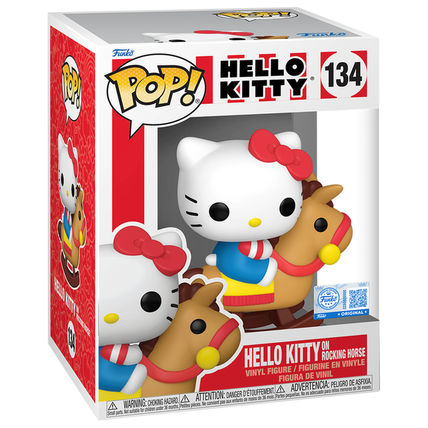 Hello Kitty Funko POP! Premium Hello Kitty auf Schaukelpferd Produktfoto