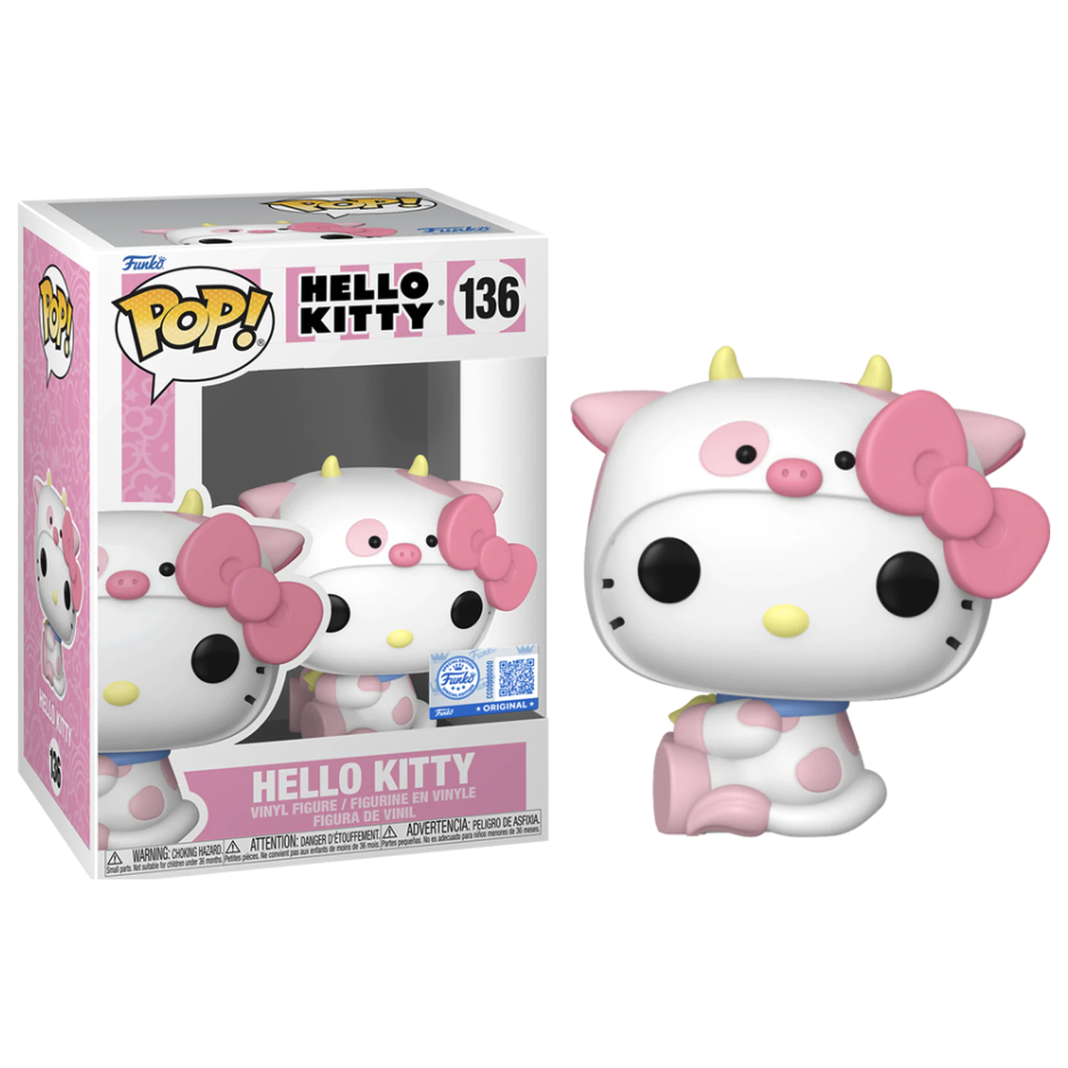 Hello Kitty Funko Pop! Sanrio Hello Kitty in Kuh Cosplay Produktfoto