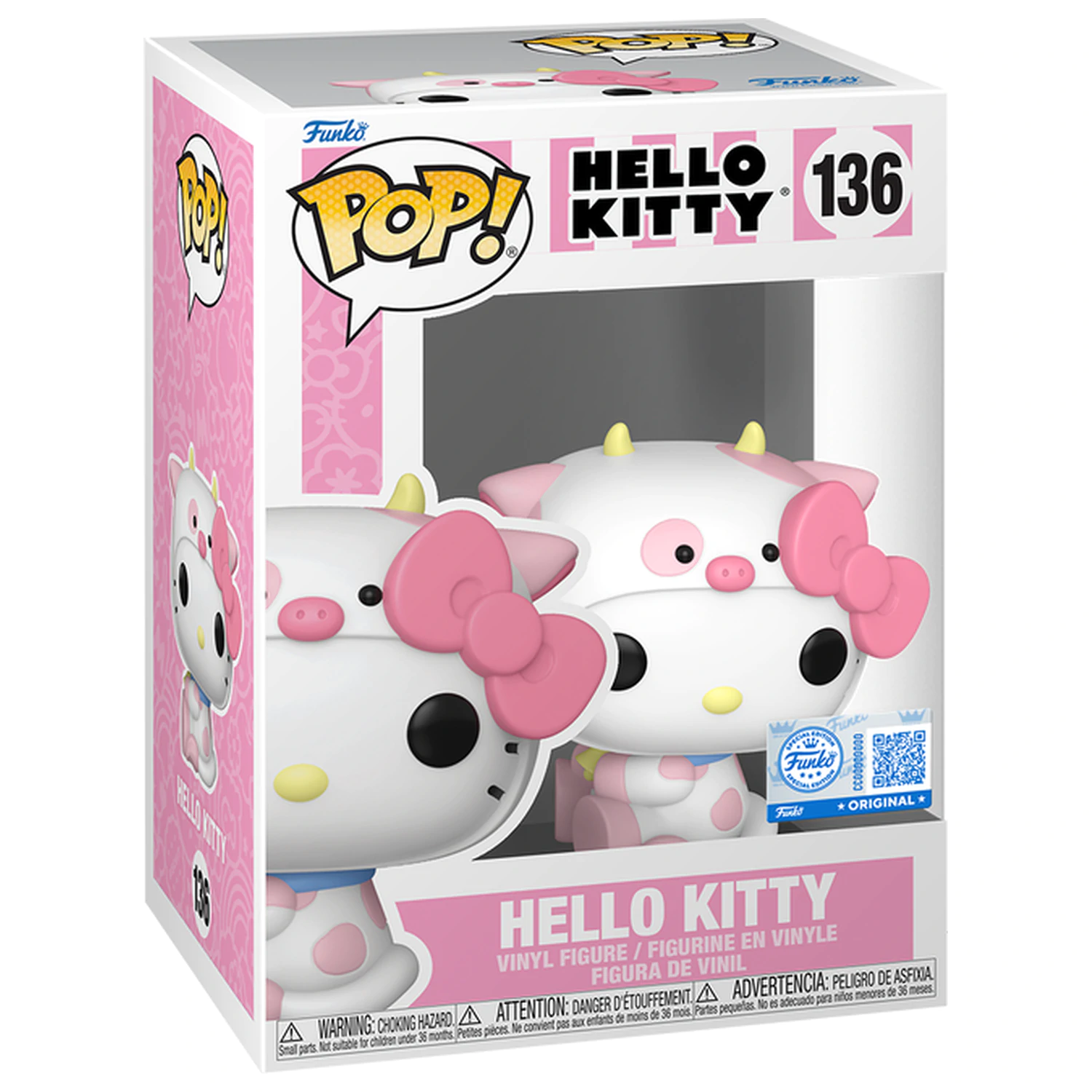 Hello Kitty Funko Pop! Sanrio Hello Kitty in Kuh Cosplay Produktfoto
