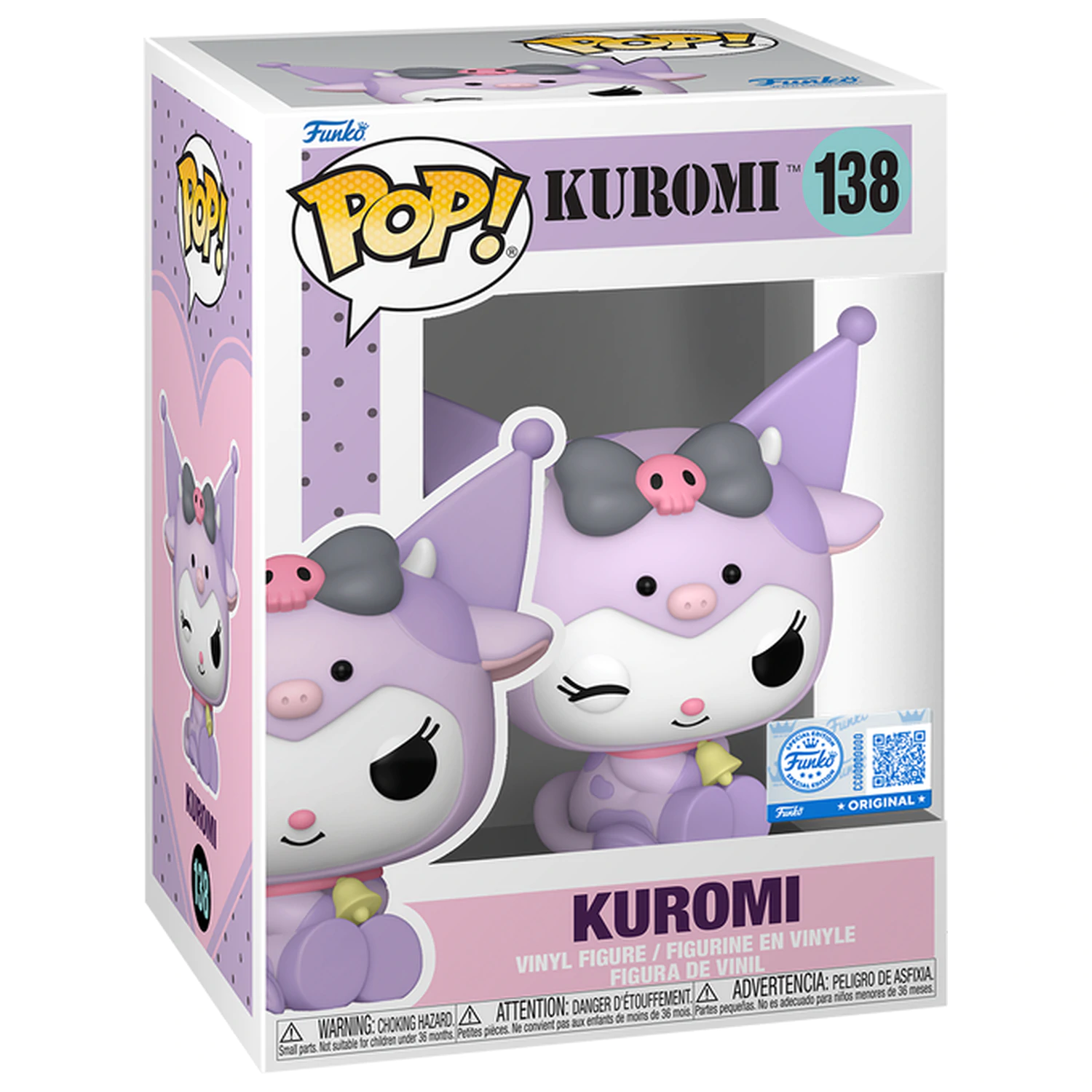 Hello Kitty Funko Pop! Sanrio Kuromi in Cow Cosplay Produktfoto